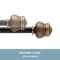 Kenney Mfg Kenney Glendale 5/8" Standard Decorative Window Curtain Rod, 28-48", Oil Rubbed Bronze KN71722 - alternate 3